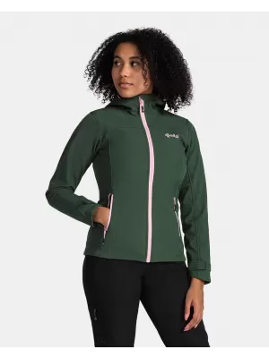 Női softshell kabát KILPI RAVIA-W TL0109KI SÖTÉTZÖLD