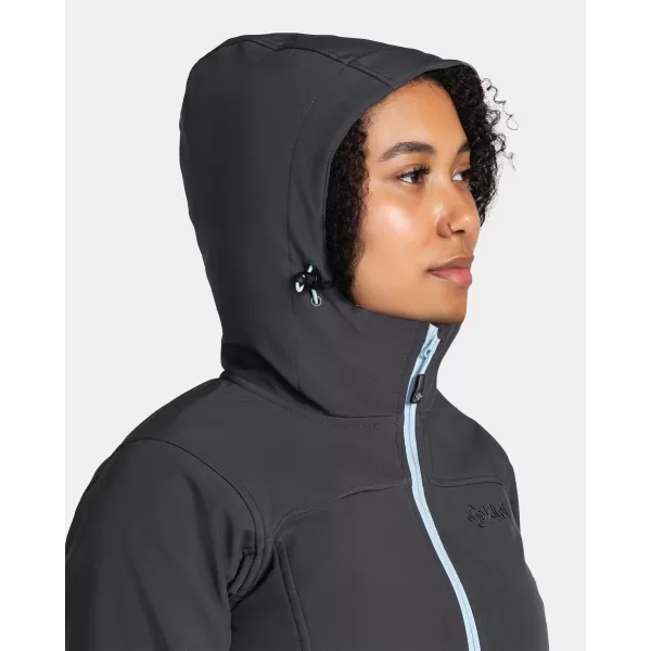  Női softshell kabát KILPI RAVIA-W TL0109KI SÖTÉTSZÜRKE/KÉK 