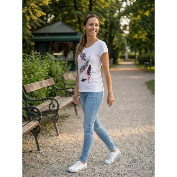  Női póló ALTISPORT ALW178122 FEHÉR 