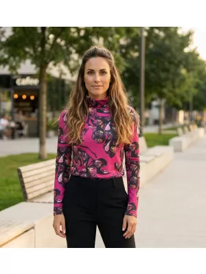 Női garbó KIXMI RINA RÓZSASZÍN