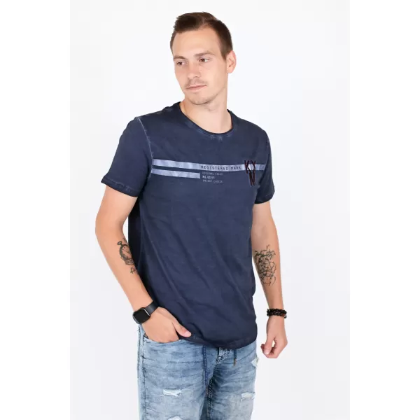  Férfi póló KIXMI RICKY SÖTÉTKÉK 