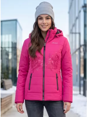 Női téli kabát ALTISPORT BEATRICE RÓZSASZÍN