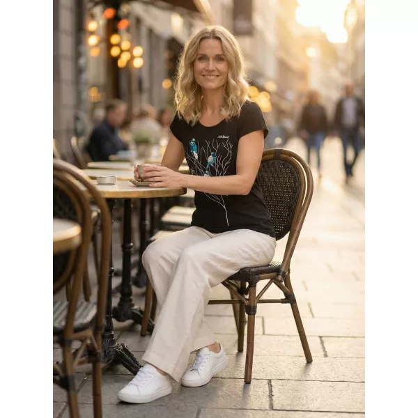  Dámské triko ALTISPORT CARRYOVER ALW182122 ČERNOMODRÁ 