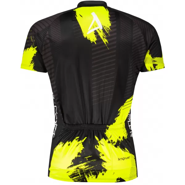  Férfi prémium kerékpáros mez ALTISPORT SWE/ALM01S11 NEON SÁRGA 