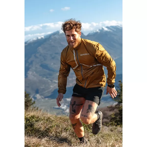  Férfi sportdzseki NORDBLANC REFLECTIVE NBSJM7899 BARNA 