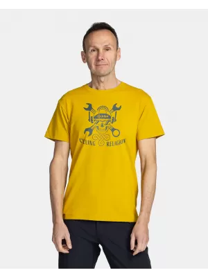 Férfi póló KILPI SKULLY-M TM0377KI ARANYSÁRGA
