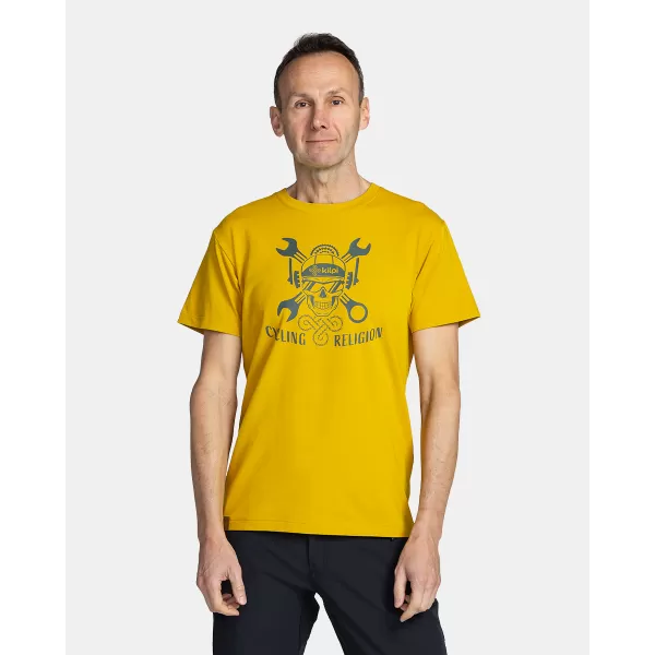  Férfi póló KILPI SKULLY-M TM0377KI ARANYSÁRGA 