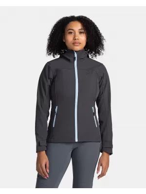 Női softshell kabát KILPI RAVIA-W TL0109KI SÖTÉTSZÜRKE/KÉK