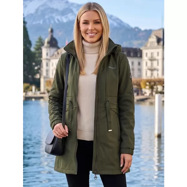  Női softshell kabát KIXMI RHODIE KATONAI 