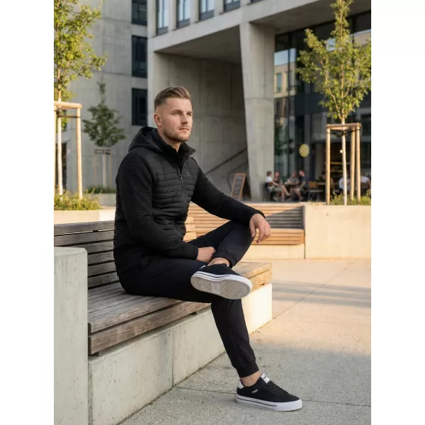  Férfi softshell kabát KIXMI RAFAEL FEKETE 