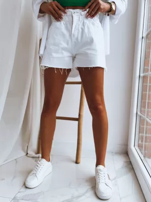 Női farmer rövidnadrág DSTREET CHLOE SY0296 FEHÉR