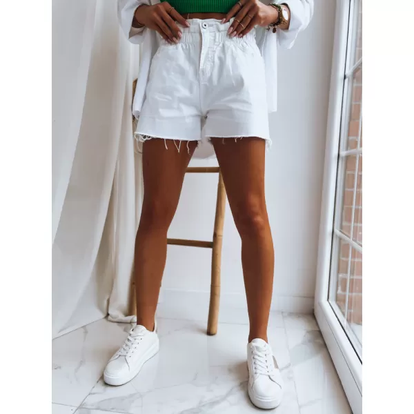  Női farmer rövidnadrág DSTREET CHLOE SY0296 FEHÉR 