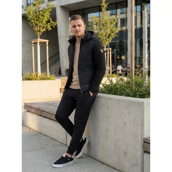  Férfi softshell kabát KIXMI RAFAEL FEKETE 