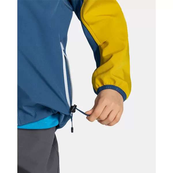  Gyermek softshell kabát KILPI RAVIO-J TJ0103KI SÖTÉTKÉK 
