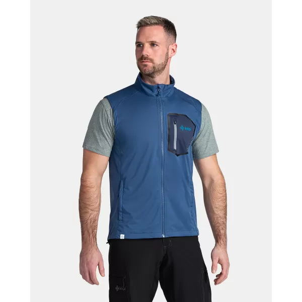  Férfi softshell mellény KILPI RIELLO-M TM0111KI SÖTÉTKÉK 