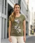 Női póló ALTISPORT ALW179122 KHAKI