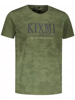Férfi póló KIXMI RADLY KATONAI