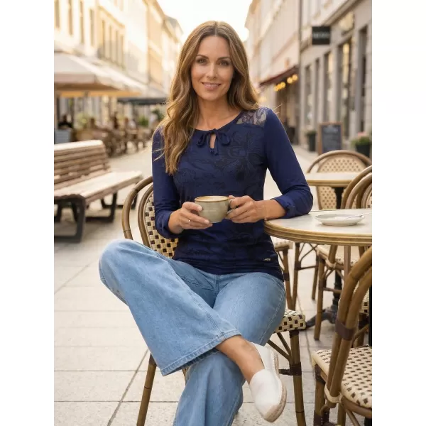  Női póló ALTISPORT BELINDA SÖTÉTKÉK 