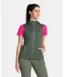 Női softshell mellény KILPI MONILEA-W TL0111KI SÖTÉTZÖLD
