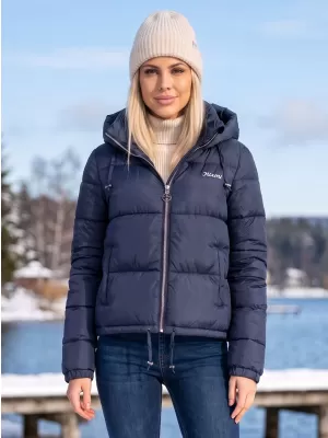 Női kabát KIXMI REINA SÖTÉTKÉK