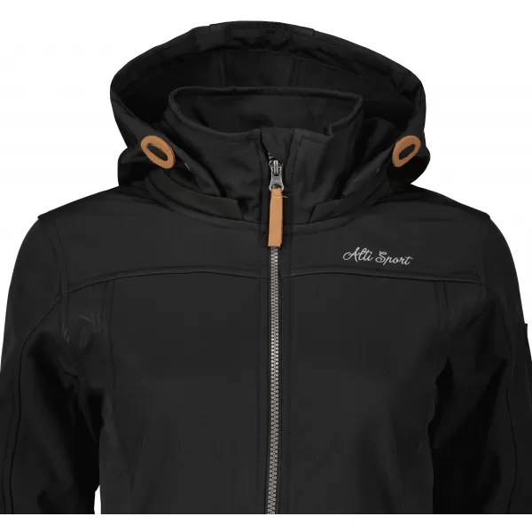  Női softshell kabát ALTISPORT MAGGA LCTB220 FEKETE 