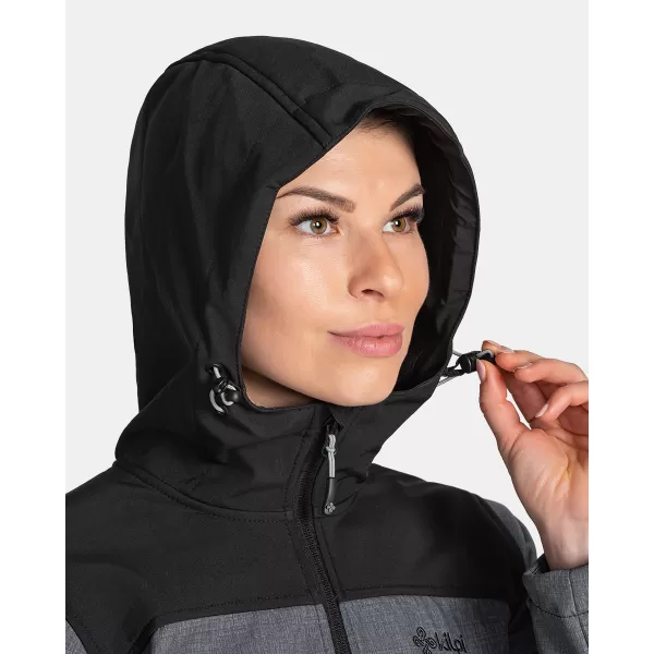  Női softshell kabát KILPI RAVIA-W TL0109KI SÖTÉTSZÜRKE 