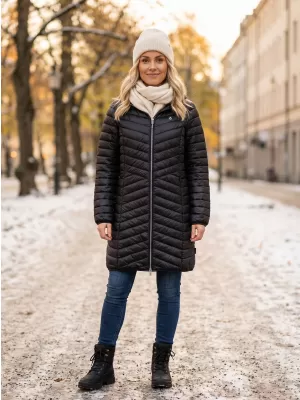 Női kabát SAM 73 BELLA WB 870 FEKETE
