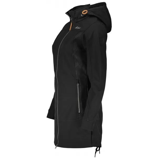  Női softshell kabát ALTISPORT MAGGA LCTB220 FEKETE 