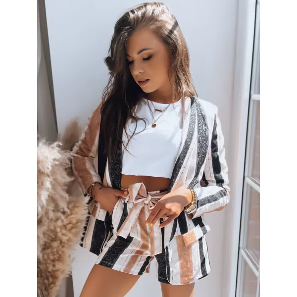  Hölgyek rövidnadrágja DSTREET REGAL STRIPES SY0297 FEKETE 