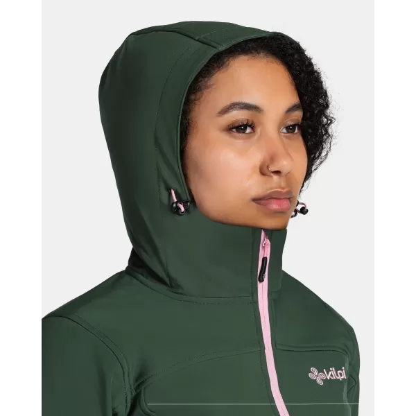  Női softshell kabát KILPI RAVIA-W TL0109KI SÖTÉTZÖLD 