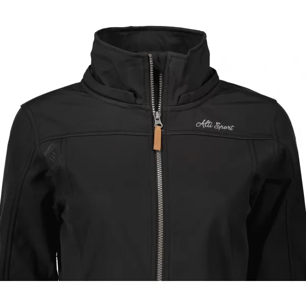  Női softshell kabát ALTISPORT MAGGA LCTB220 FEKETE 