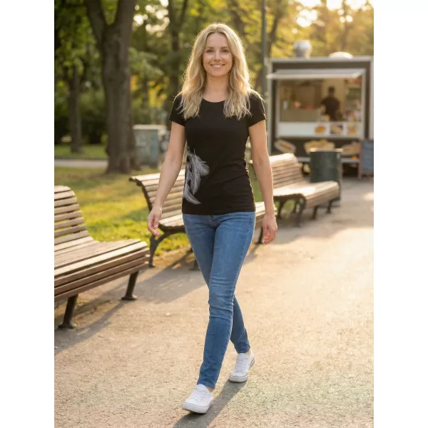  Dámské triko ALTISPORT CARRYOVER ALW112/PUSTA ČERNOSTŘÍBRNÁ 