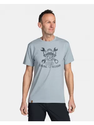 Férfi póló KILPI SKULLY-M TM0377KI VILÁGOSSZÜRKE