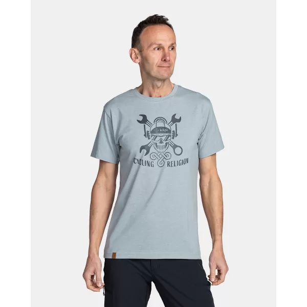  Férfi póló KILPI SKULLY-M TM0377KI VILÁGOSSZÜRKE 