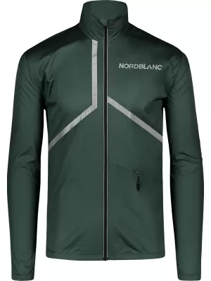 Férfi sportdzseki NORDBLANC REFLECTIVE NBSJM7899 SÖTÉTZÖLD