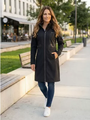 Női softshell kabát KIXMI RITA FEKETE