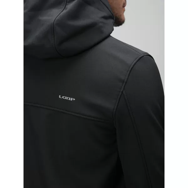  Férfi softshell kabát LOAP LUPRON OLM2307 SÖTÉTSZÜRKE 