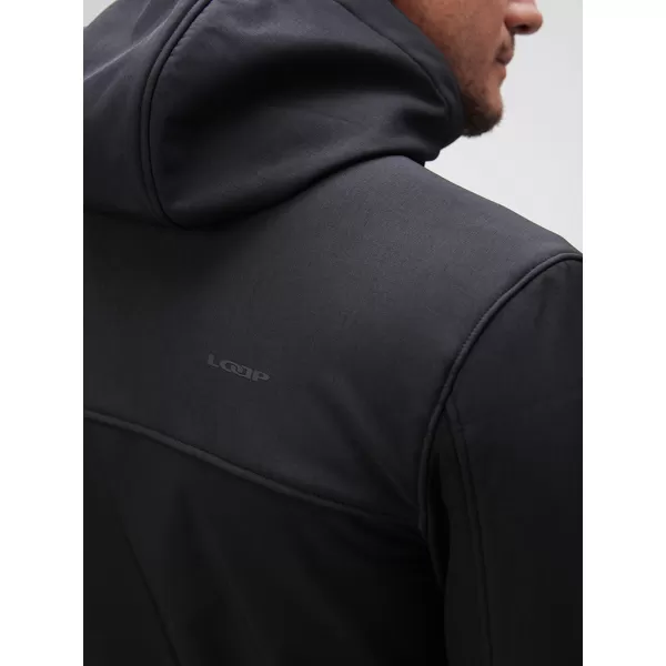  Férfi softshell kabát LOAP LUPP XLM2303 FEKETE 