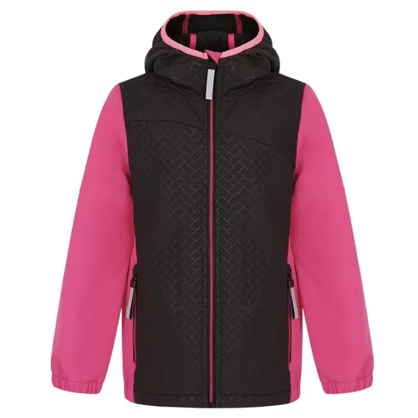  Gyermek softshell kabát LOAP URANIX OLK2307 RÓZSASZÍN 