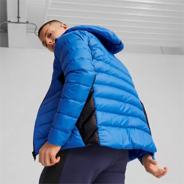  Férfi dzseki PUMA PACKLITE HOODED DOWN JACKET 849355-47 KÉK 