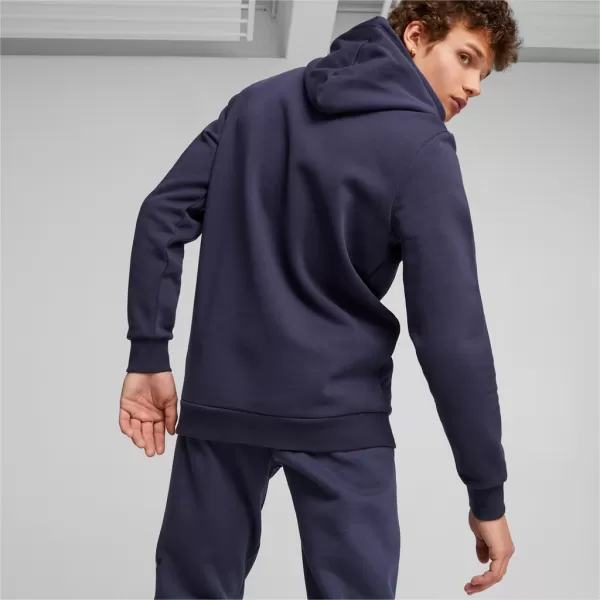  Férfi pulóver PUMA ESS+ LOGO LAB HOLIDAY HOODIE FL 675924-06 KÉK 