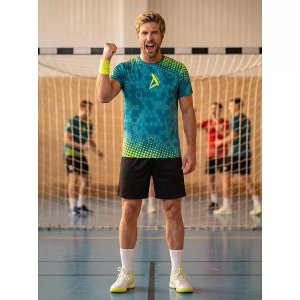  Férfi prémium funkcionális póló ALTISPORT VOJ/ALM005TR01 KEROZIN/SÁRGA 