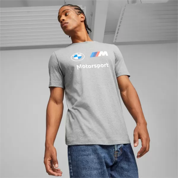  Férfi póló PUMA BMW MMS ESS LOGO TEE 621314-03 SZÜRKE 