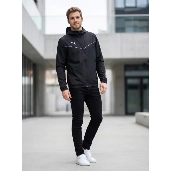  Férfi dzseki PUMA TEAMRISE ALL WEATHER JACKET 657396-03 FEKETE 