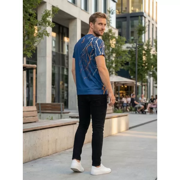  Prémium férfi póló ALTISPORT VOJ/ALM004TR01 SÖTÉTKÉK/BARNA 
