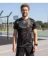 Prémium férfi póló ALTISPORT VOJ/ALM003TR01 FEKETE BARNA