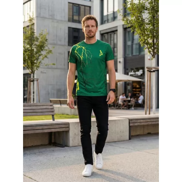  Prémium férfi póló ALTISPORT VOJ/ALM004TR01 ÜVEG ZÖLD 