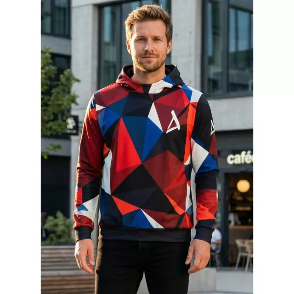  Prémium férfi pulóver ALTISPORT VOJ/ALM007MI01 SÖTÉTKÉK/PIROS 