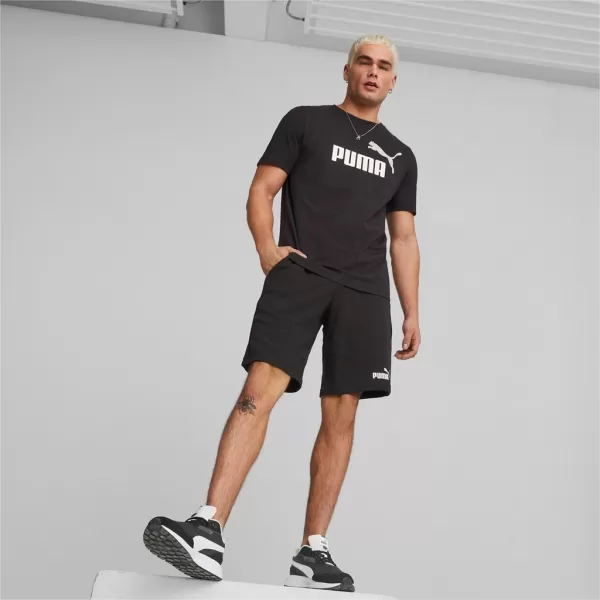  Férfi póló PUMA ESS+ 2 COL LOGO TEE 586759-61 FEKETE 