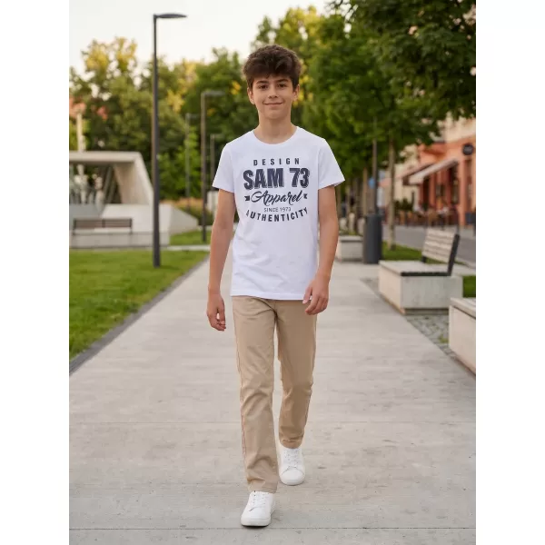  Fiú póló SAM 73 JANSON KT 504 FEHÉR 